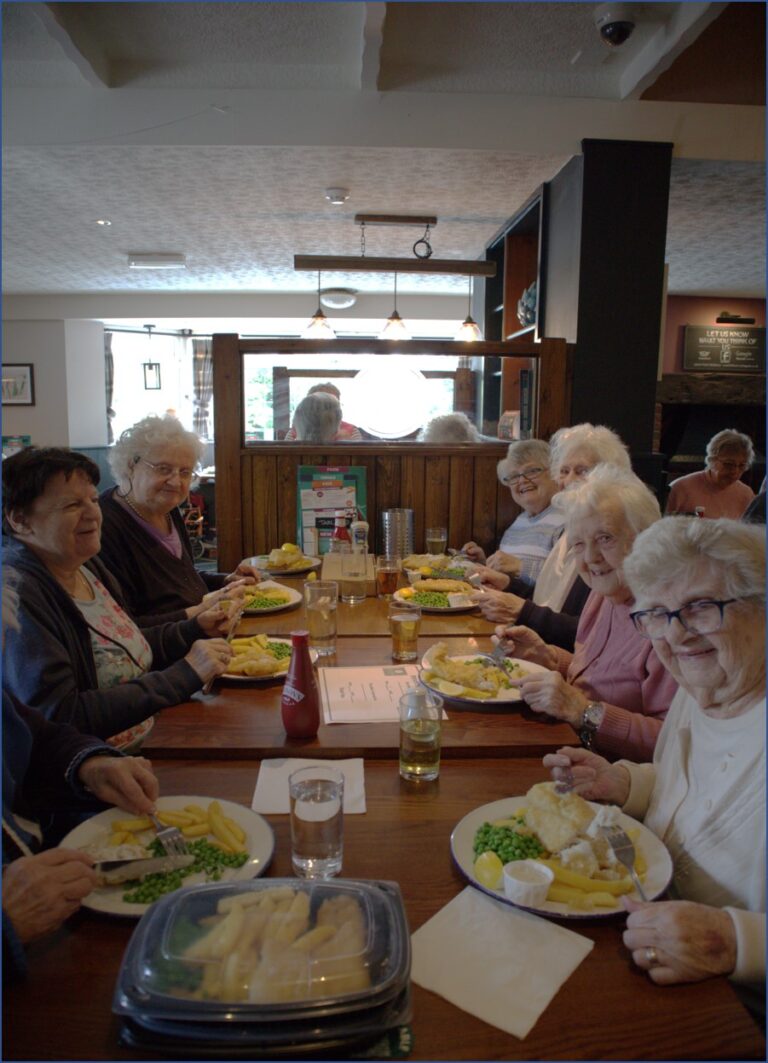 Fish & Chips luncheon - Redditch Association for the Blind - Supporting visually impaired people in the community