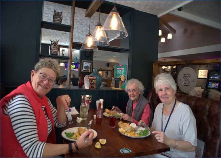 Fish & Chips luncheon - Redditch Association for the Blind - Supporting visually impaired people in the community