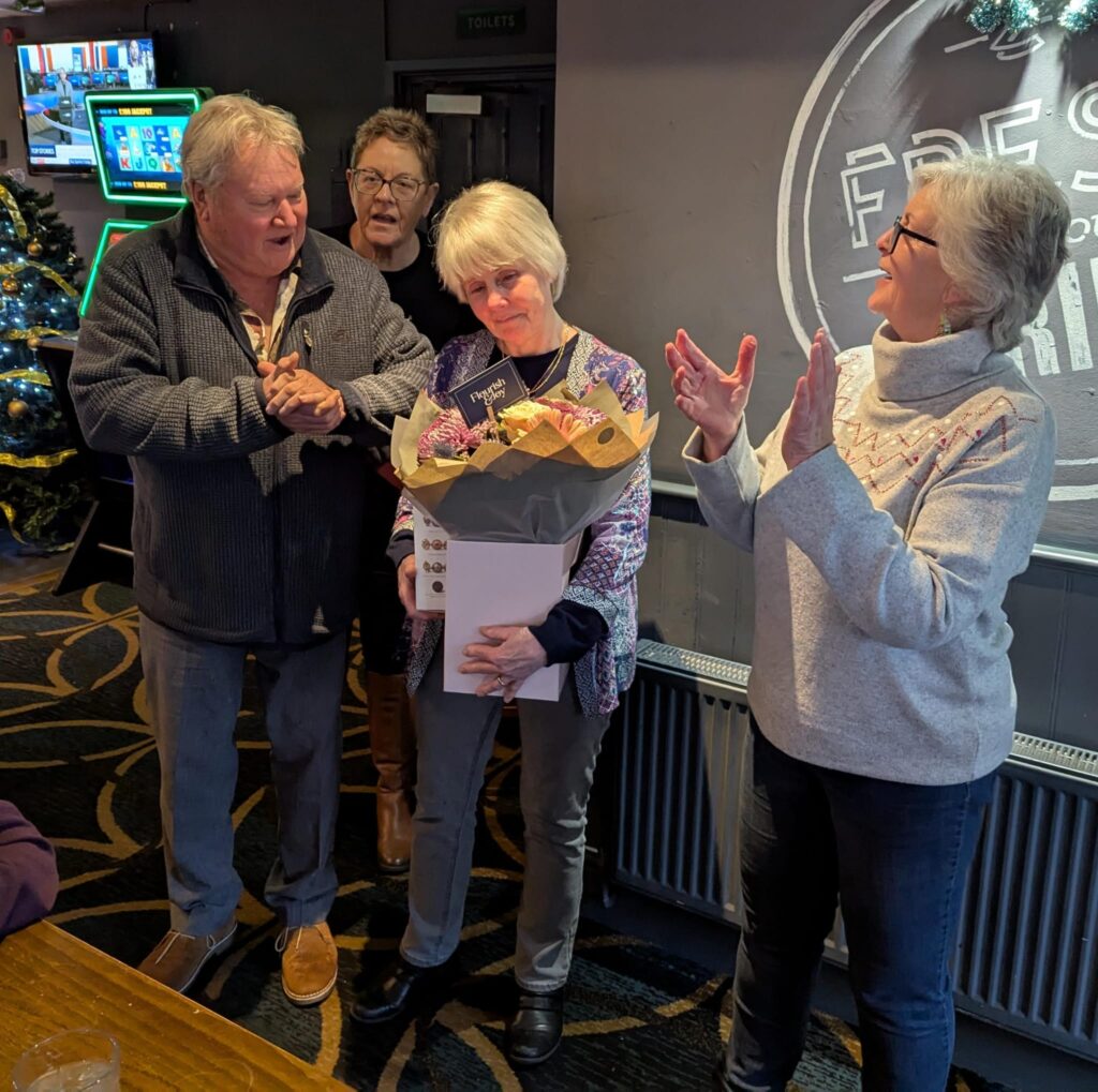 Retirement of Margaret Williams from Luncheon Club
