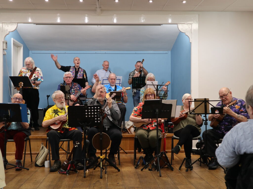 Ukulele Event held at Webheath Village Hall